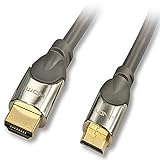 LINDY クロム ハイスピードHDMI 1.4ケーブル、HEC、Type A/C、3m(型番:41438)