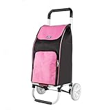 折り畳み式のポータブルアルミショッピングカート、大容量のトロリー、特別なタイヤのデザインは、階段を登るのに便利です、別の道路に適応することができますあなたの子供を運ぶことができます,REDB