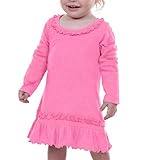 Kavio 。Infantsひまわり長袖ドレス カラー: ピンク
