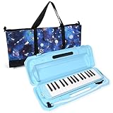 COLORFUL CANDY STYLE 音楽セット 鍵盤ハーモニカケース 楽器 本体セット ピアニカ かっこいい 男の子 未来の惑星探査と宇宙船&ライトブルー NN301020