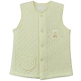 Babbun(バブーン)【日本製】新生児パイルキルトロングベスト 50cm ~ 70cm /クリーム NO.KK-31-5691