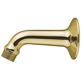 Kingston Brass K150C2 Classic forge Shower Arm, Polished Brass by Kingston Brass