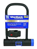 Wordlock cl-656-as U - Lock 4ダイヤルwithブラケット、115 mm x 203 mm