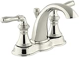 Kohler デボンシャイア 4インチ 洗面所用水栓 5.13 x 6.38 x 4.75 inches K-393-N4 1