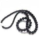 Silicone Teething Necklace - by Modern Ohana - BPA Free, Silicone Jewelry for Mom and Baby (Round Be