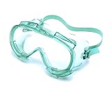 Jackson Safety 16669 V80 Monogoggle 211 Safety Goggles, Clear Anti-Fog Lens with Green Frame by Jack