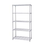 アイリスオーヤマ メタルラック ポール径25mm メタルラック 5段 幅91×奥行46×高さ178.5㎝ MR-9018J