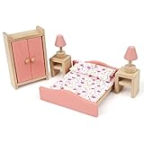 おままごと ミニ家具 ミニチュア ドールハウス ベッドルーム 木製 木のおもちゃ おもちゃのセット 女の子 家具セット プレゼント