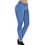 ジーンズ レディース 美脚 スーパーストレッチ スキニー デニムパンツ highdas