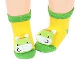 2ペア[馬]幼児の赤ん坊の子供のための幼児ソックスストライプソックス、6-18ヶ月間