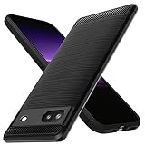 DUTZNZ 対応 Google Pixel 7a 用の ケース TPU 耐衝撃シリコン 薄型 カバー スリム 指紋防止 tpu 柔軟 衝撃吸収 米軍MIL規格取得 保護 落下防止 耐久 専用カバー 黒0107-PX7A-03
