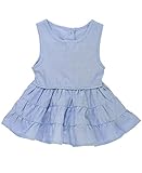 ラッフルバッツ ベビー フリルタンク ティアード タンク Tiered Tank チュニック （サイズ：2T、カラー：Blue Chambray） RUFFLE BUTTS [並行輸入品]
