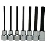 WILLIAMS 3/8 DR HEX LONG BIT SCK SET 7 PCS (31951) 3/8"ドライブ ヘックスロングビットソケットセット 7個 JHW31951