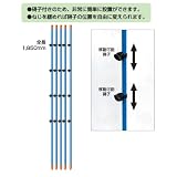 エリアポール碍子4個付1850mm　50本セット