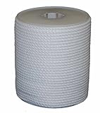 T.W. Evans Cordage 81-010 .25 in. x 600 ft. Twisted White Polypro Rope in White