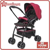 西松屋　Smart Angel)ベビーカー　デ・ヨーネ（レッド）