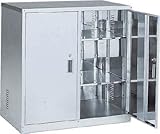 TRUSCO(トラスコ) 耐震薬品庫 両開型 900X500XH900 TK1HN