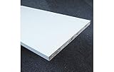 ホワイトポリランバー（1枚）　WH-PL21-300-1200　1面木口テープ貼り　21mm厚×300×1200