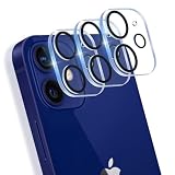 JCJCLY【3枚セット】 iPhone 11 / iPhone 12 Mini カメラフィルム レンズ 保護 フィルム カバー 全面保護 強化ガラス 硬度9H 耐衝撃 キズ防止 防指紋 高透過率 黒縁取り 露出オーバー防止 貼り付け簡単 気泡なし アイフォン11 / 12ミニ 対応JCIP113J