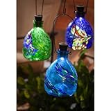 Evergreen Enterprises EG2SP3845 Solar Wasp Catcher Speckle and Splash 3 assorted Green, Blue, Turqoi