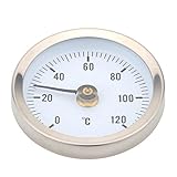 【ノーブランド品】TS w50a 0～120度の二金属ステンレス鋼の表面温度計