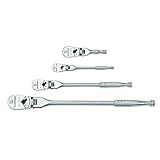 GearWrench 81230F 4 Piece Full Polish Flex Handle Ratchet Set [並行輸入品]