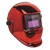 Genuine SEALEY PWH598R | Welding Helmet Auto Darkening Shade 9-13 - Red本物のシーアイPWH598R |溶接ヘルメットオートダーク