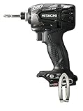 HiKOKI(旧日立工機) コードレスインパクトドライバ 36V マルチボルト 充電式 ブラック ※純正梱包箱付 蓄電池、充電器、ケース別売り WH36DA(NNB)