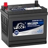 LEOCH 車用バッテリー EFB-115D23L(115D23L / Q-85)アイドリングストップ車/充電制御車/標準車 カーバッテリー コスパ最強 長寿命 メンテナンスフリー