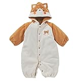 西松屋 [EFD] マイクロファイバー着ぐるみカバーオール（柴犬） 【新生児50-70cm】
