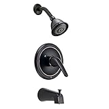 Designers Impressions 651656 Oil Rubbed Bronze Tub Shower Combo Faucet - Single Handle Mixer Design 
