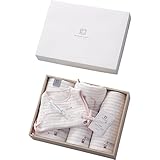 今治謹製 ボタニカルガーゼ ギフトセット ピンク 【赤ちゃん ベビー 日本製 かわいい よだれかけ 極上 至福 国産 いまばり きばこいり ばすたおる ふぇいすたおる はんどたおる ぽんちょ 枕 ぴん