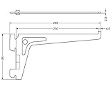 ランプ印エレメントシステム棚受１０１０５－００３０１　　スガツネ工業