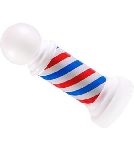 Amazon.co.jp: サインポール 理容 理髪店 床屋LEDサインポール赤白青髪