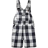 OSHKOSH(オシュコシュ) バッファローチェックショートオール プラッド ボトムスショートパンツ 6ヶ月【並行輸入】