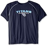 NFL Tennessee Titansメンズ半袖合成スクリーンTシャツ、XXL Tall、海軍