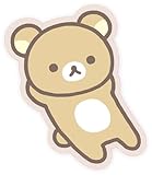 ティーズファクトリー リラックマ マモコモコししゅうステッカー だらり RK-5546408DR