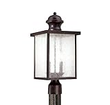 Savoy House 5-604-13 Outdoor Postmount with Seedy Shades, English Bronze Finish [並行輸入品]