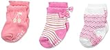 Robeez Little Girls Cherry Baby Socks-3 Pack Sorbet 6-12 Months [並行輸入品]