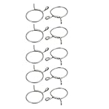 uxcell スプリングホースクランプ 25mm内径 304ステンレススチール チューブファスナー 10個入り