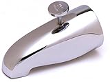T&S Brass B-1095 Diverter Bathtub Spout, 3/4-Inch Npt Female Inlet, Solid Brass Construction, Divert