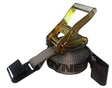 Kinedyne 2 " x 30 ft Rhino Webラチェットストラップフラットフック付き