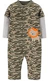 マスクされたブランドの子Mine byカーターの男の子のMicrofleece Sleep N Play カラー: グリーン