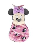 Disney Parks Baby Minnieマウスin aポーチBlanket Plush人形