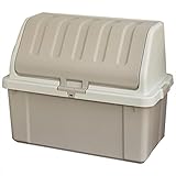 JEJ ラシェッド 大容量 ベランダストッカー (幅92奥行50高さ71cm) ベージュ