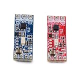 1S-2S DC 3.7V-8.4V 6A ブラシレスモータードライバーボードモータースピードコントローラーレギュレーター ミニ電気レギュレーター マイクロ航空モデルブラシレスモーター調速器駆動板 1104 1106 1306 1407 1806 ブラシレスモーター用 (青)