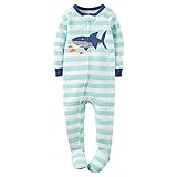 カーターズ Carter's パジャマ カバーオール 長袖 足つき キッズ 子供服 綿リブ100% 1-Piece Snug Fit Cotton PJs 2T (88-93 cm)