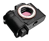 GARIZ SONY α7II用 本革カメラケース Gun Shot Ring付 XS-CHA7IIBK ブラック