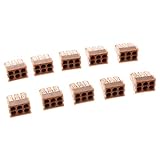 B Baosity 10個　ワイヤコネクタ　電線端子　クイックコネクト　プラグ式　ワイヤターミナル