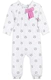 フェザー赤ちゃん女の子服ピマコットン長袖リボンOne Pieceジャンプスーツロンパース